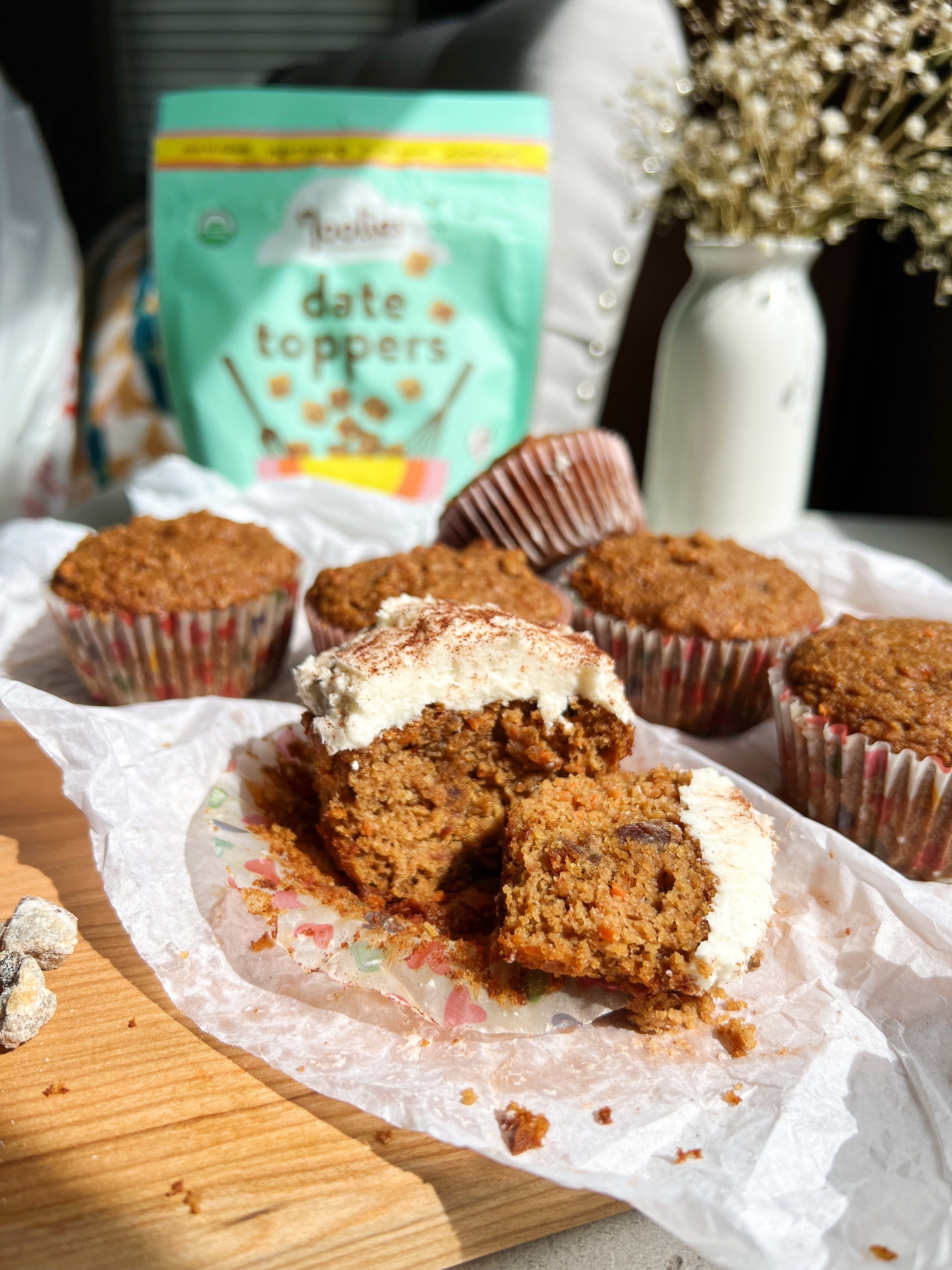 the best healthy Carrot Cake Muffins