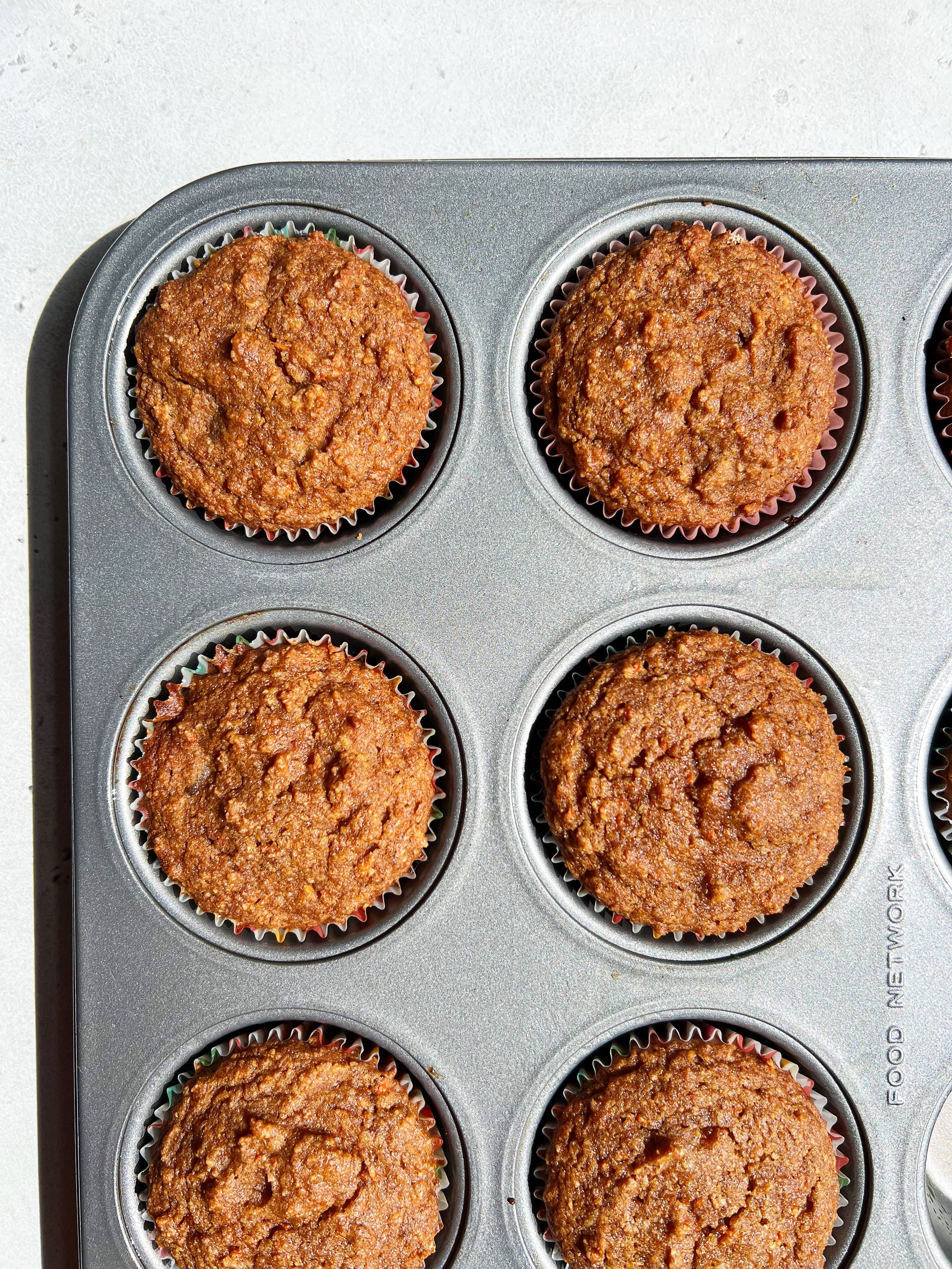 gluten free Carrot Cake Muffins