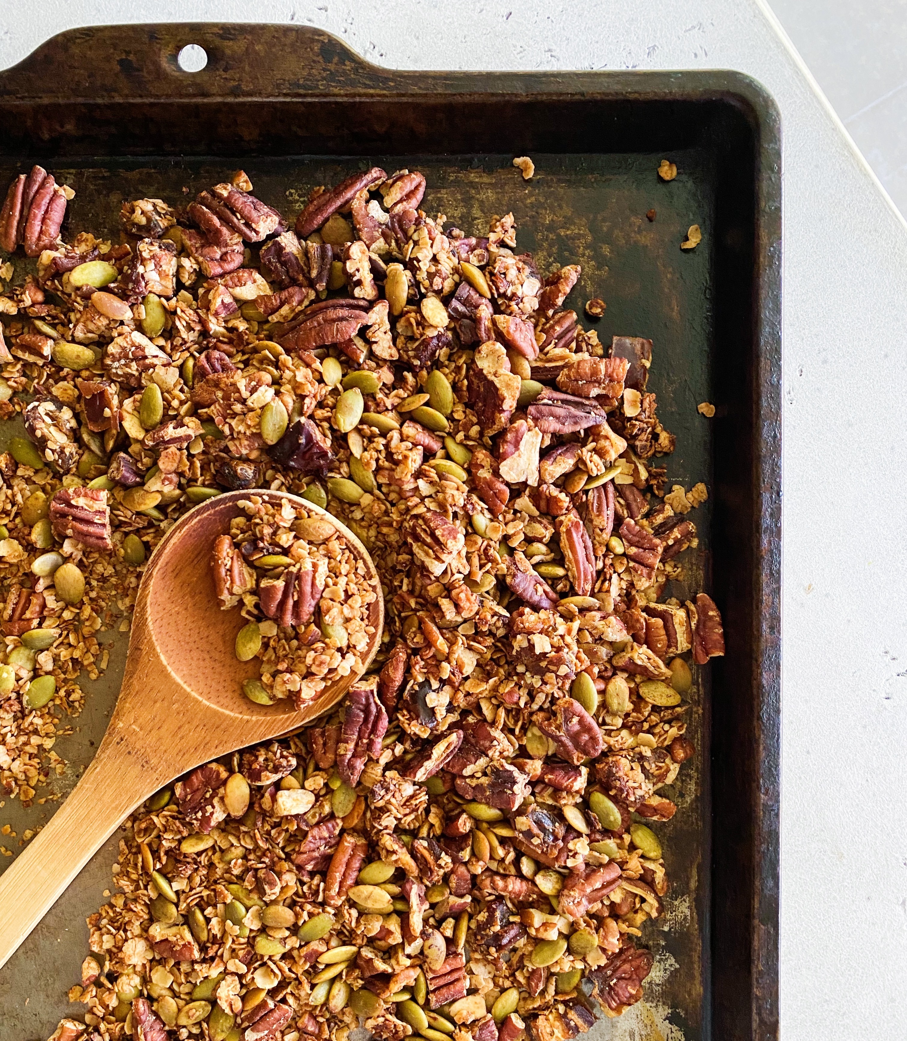 date-sweetened granola