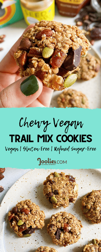 Chewy Vegan Trail Mix Cookies