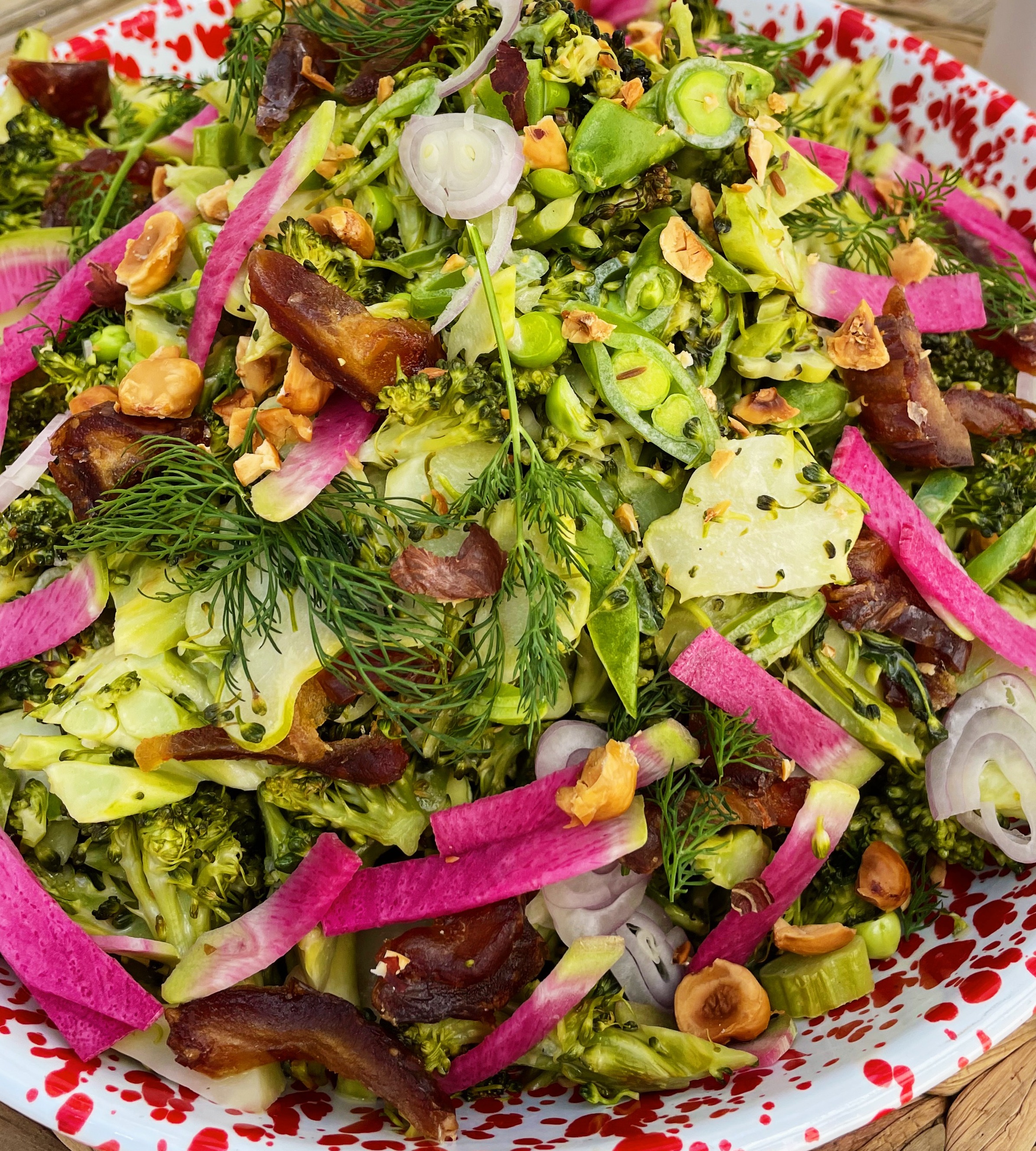broccoli date chop salad