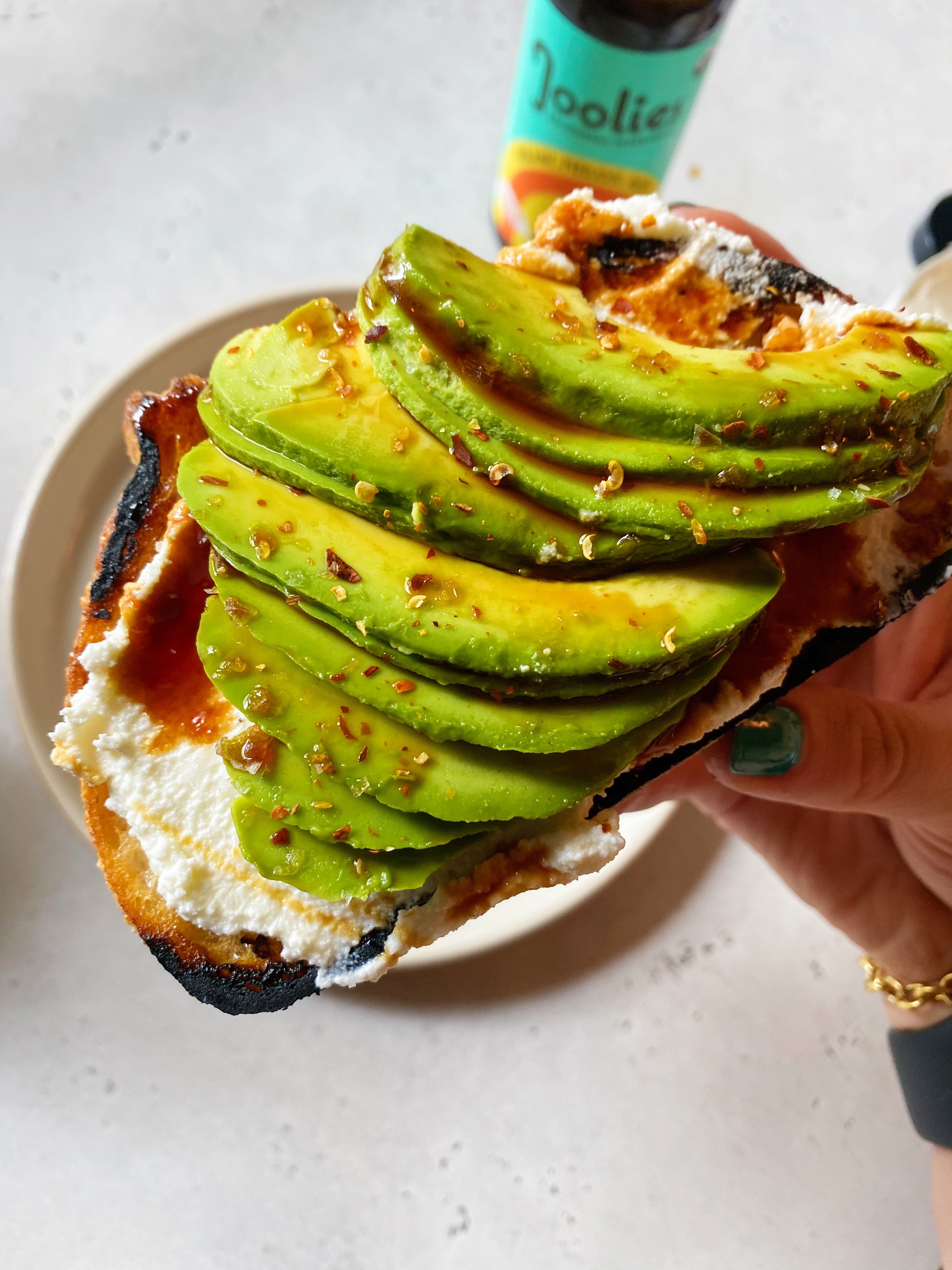 ricotta avocado toast