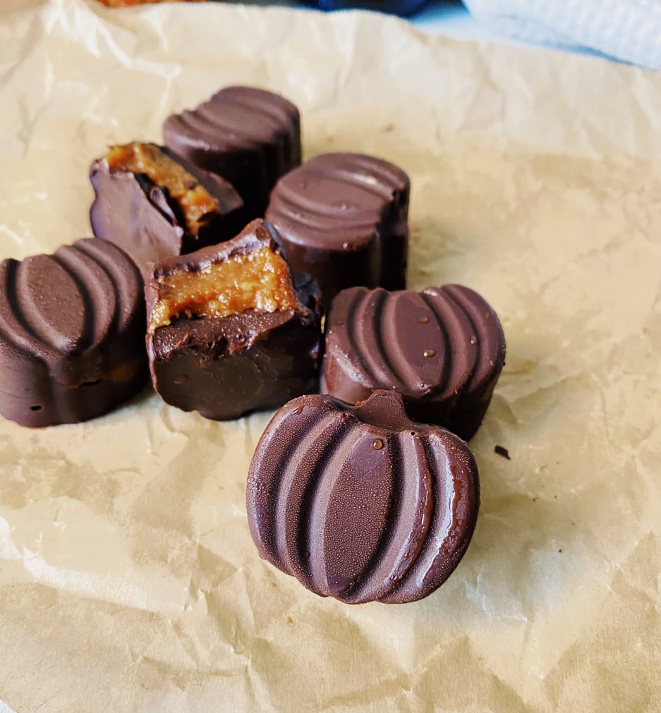 Copycat Reese's Peanut Butter Pumpkins