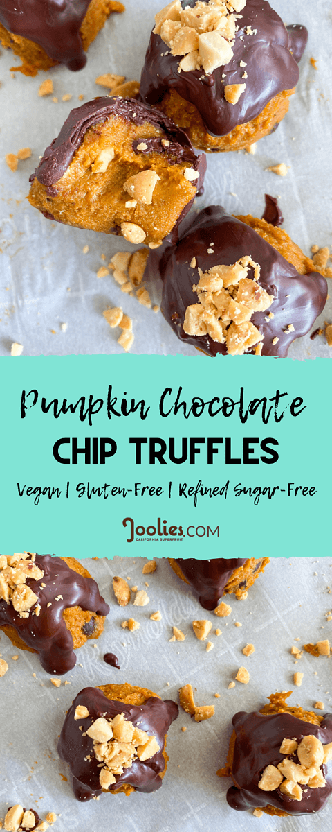 pumpkin chocolate truffles