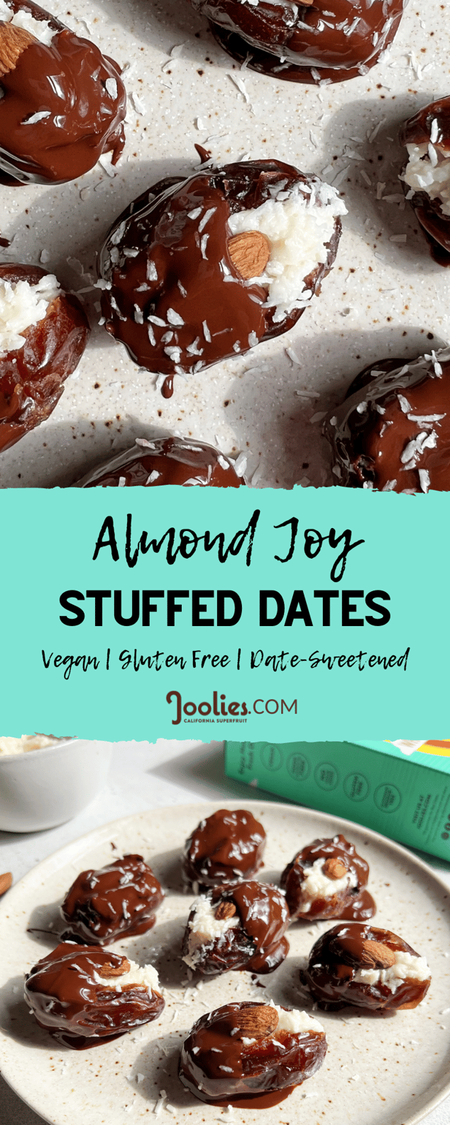 almond joy stuffed dates