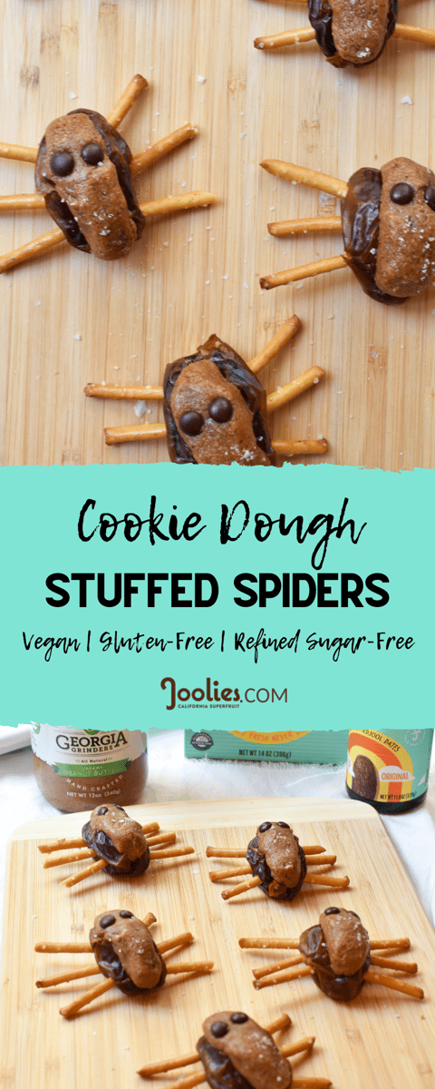 Cookie Dough Stuffed Spiders