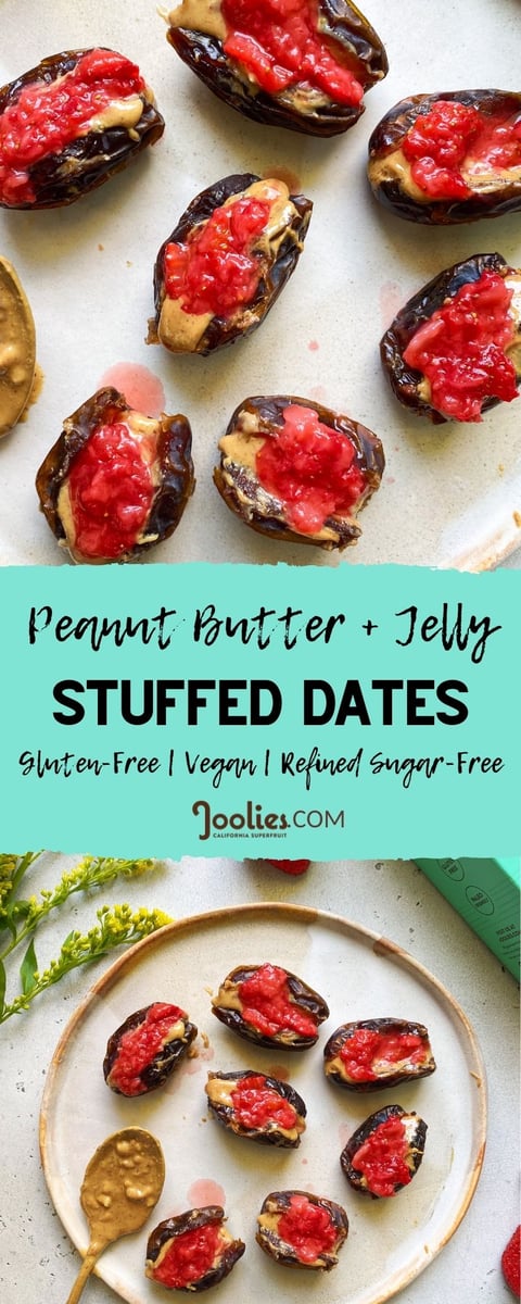 pb&j stuffed dates