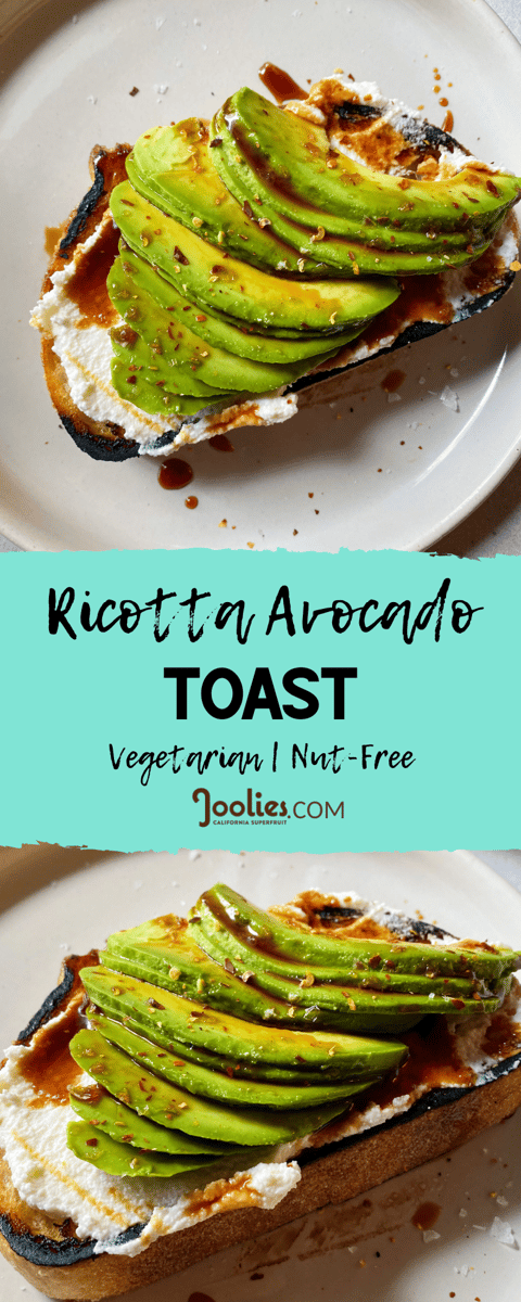 ricotta avo toast