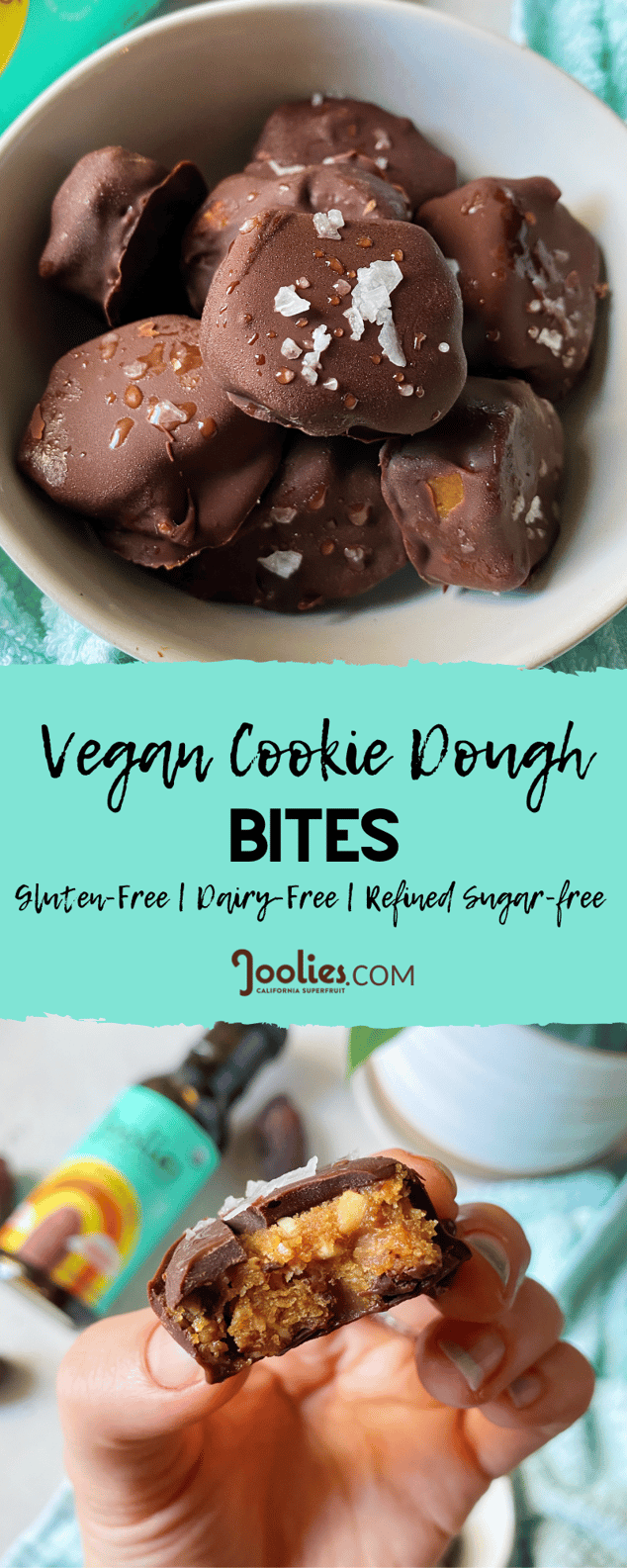 vegan cookie dough bites