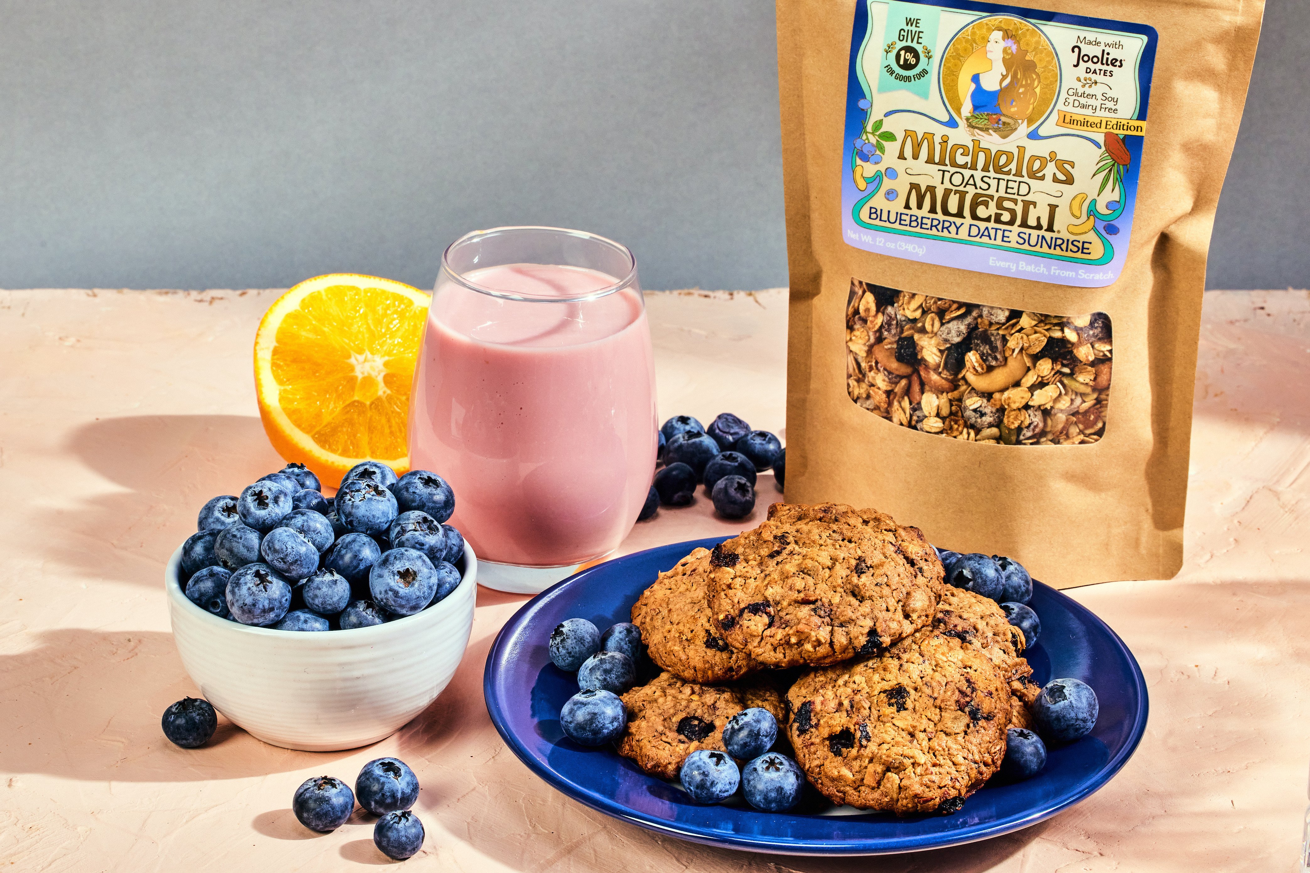 blueberry date cookies