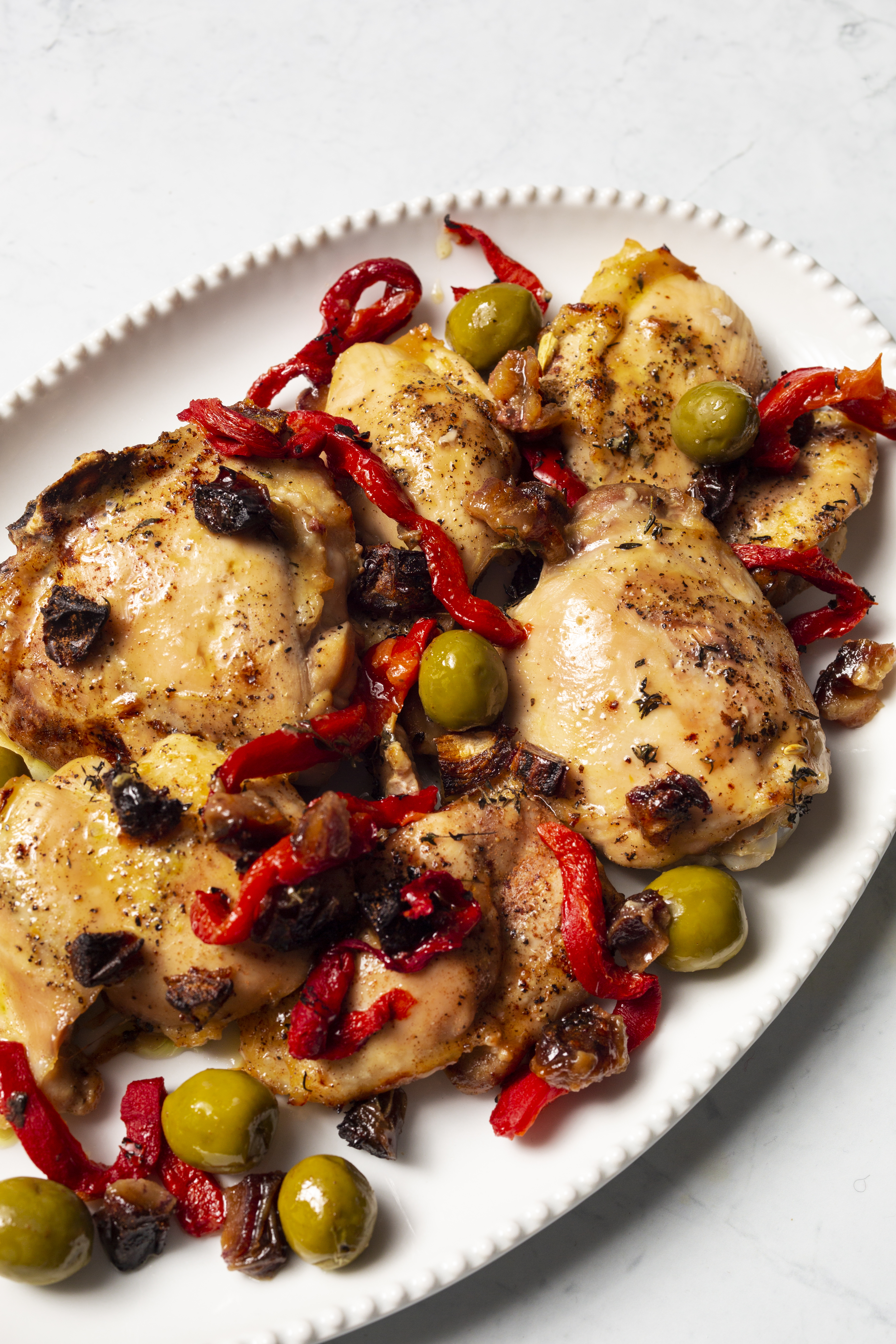Oven-Roasted Orange Chicken with Dates