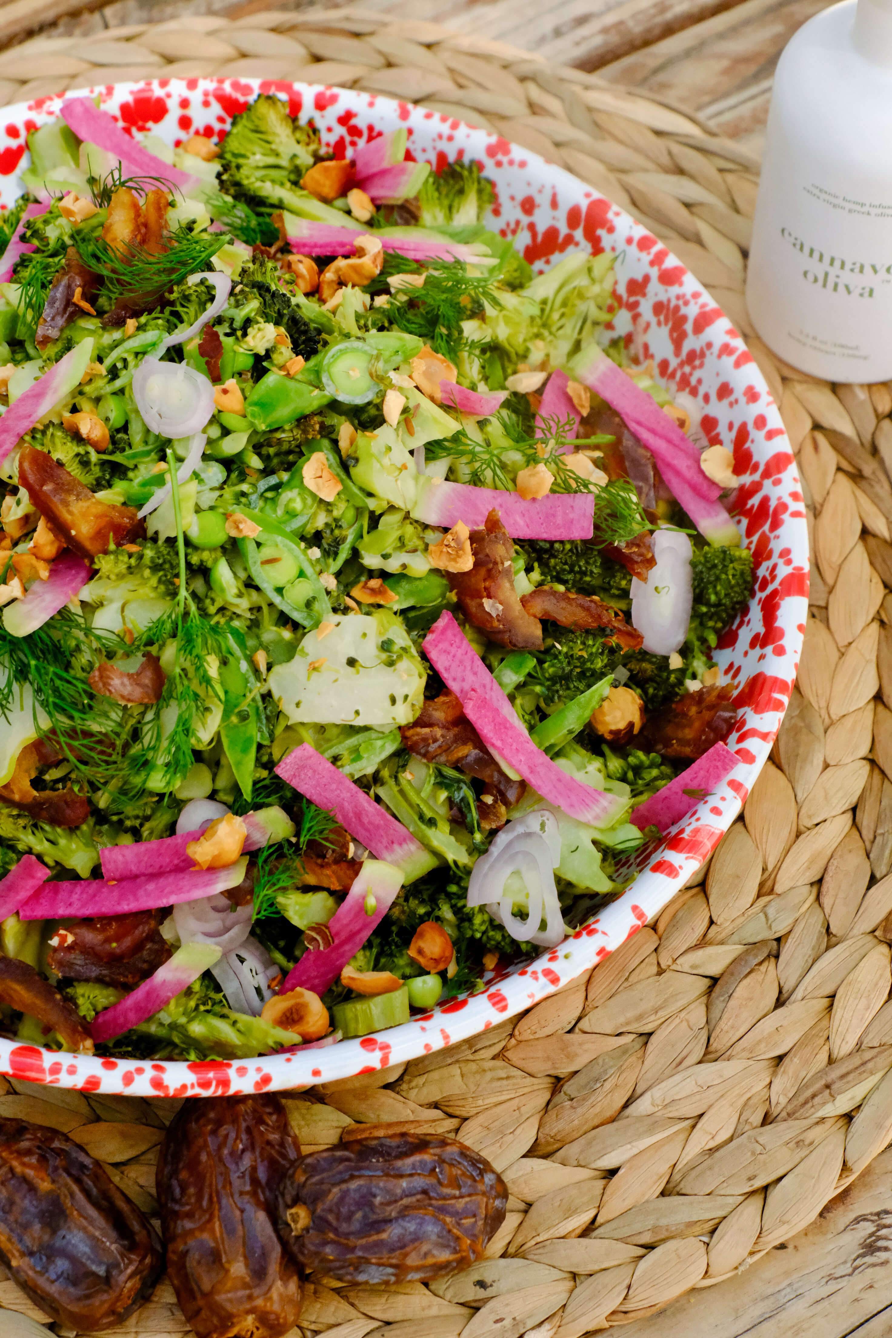 Broccoli Date Spring Chop Salad