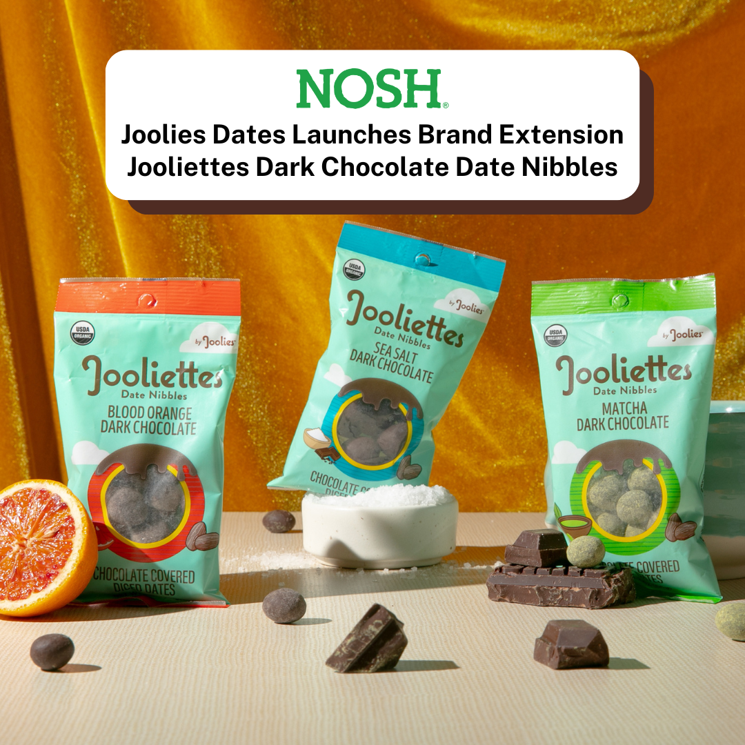 Joolies launches brand extension Jooliettes dark chocolate date nibbles