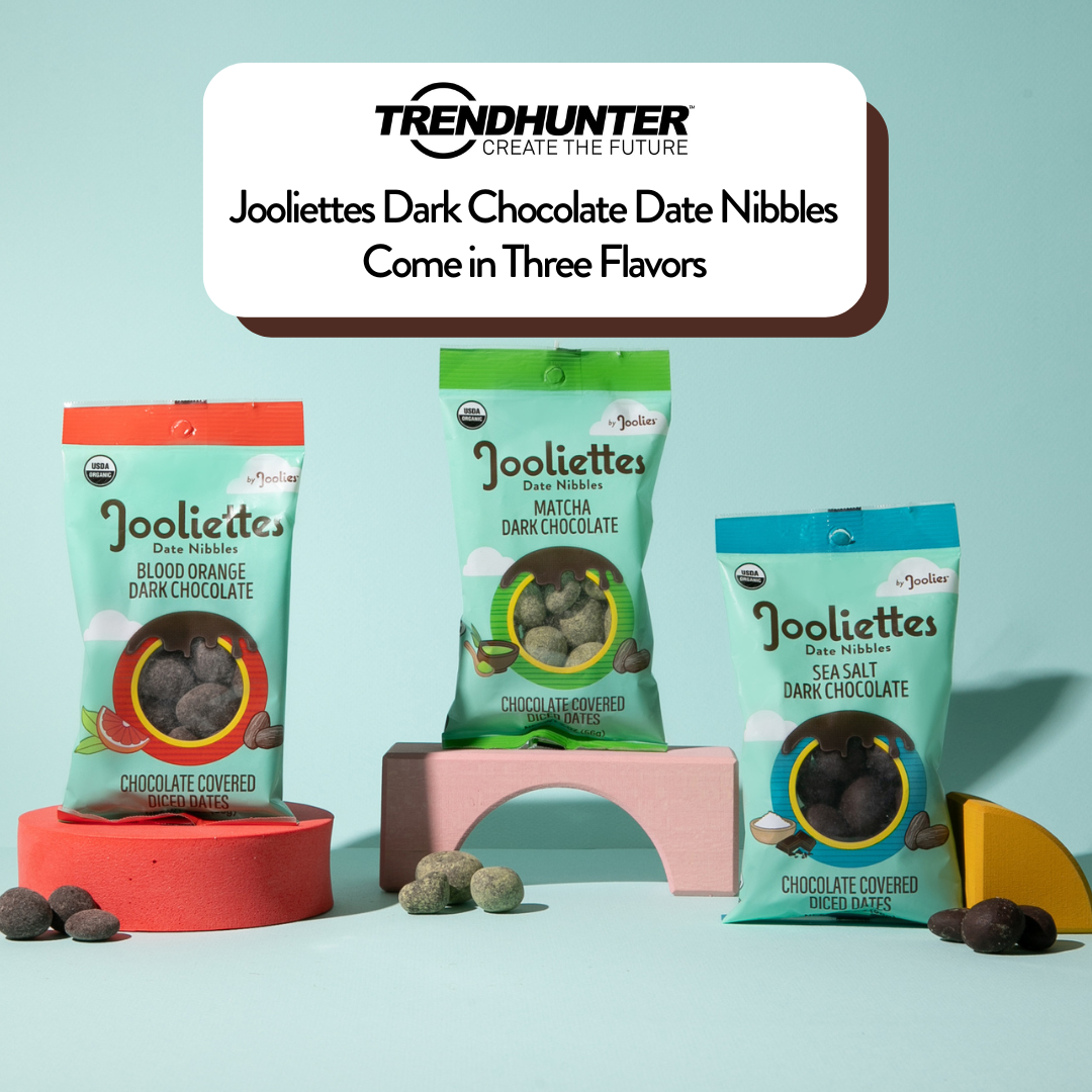 Jooliettes Dark Chocolate Date Nibbles Come in Three Flavors