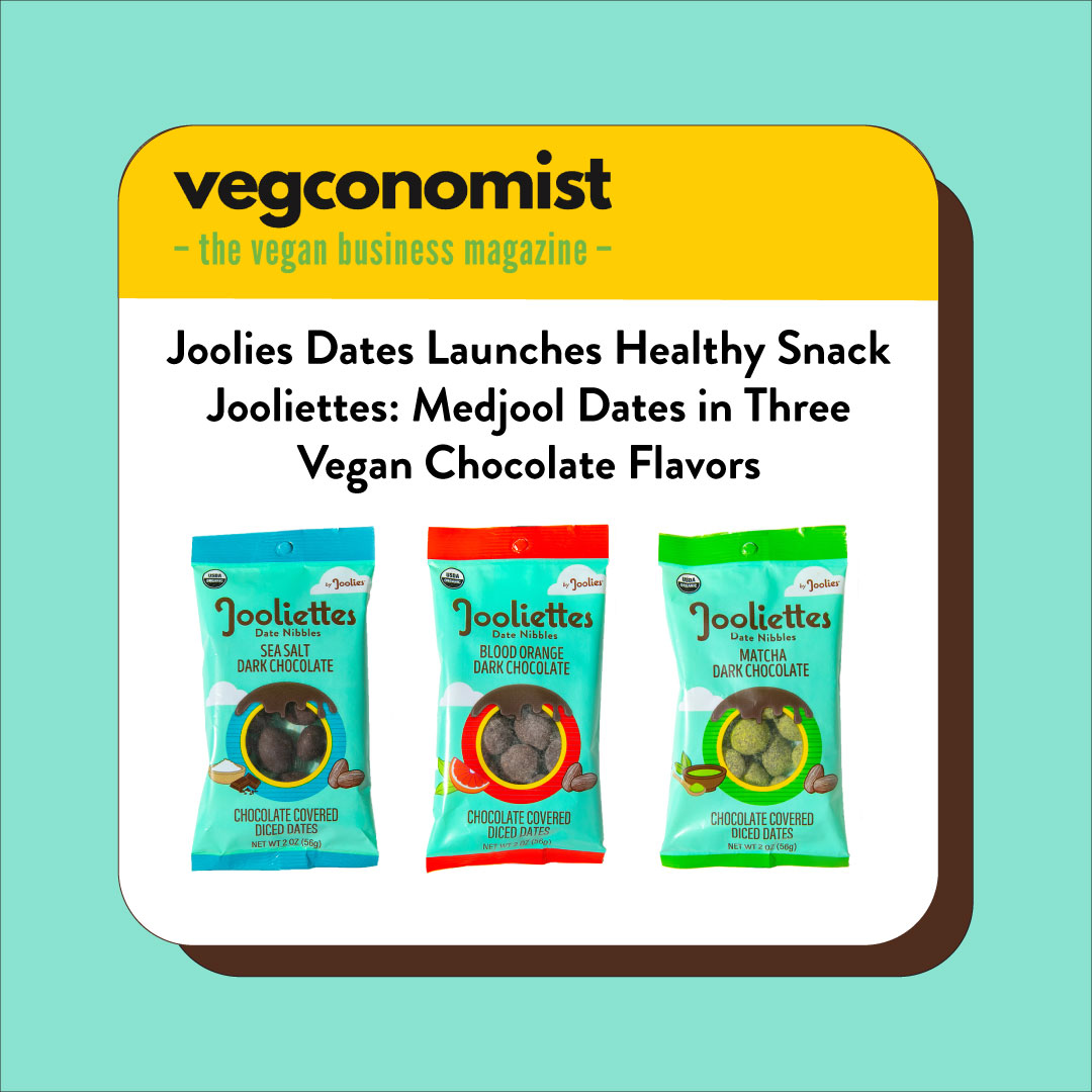 Joolies Dates Launches Healthy Snack Jooliettes: Medjool Dates in Three Vegan Chocolate Flavors